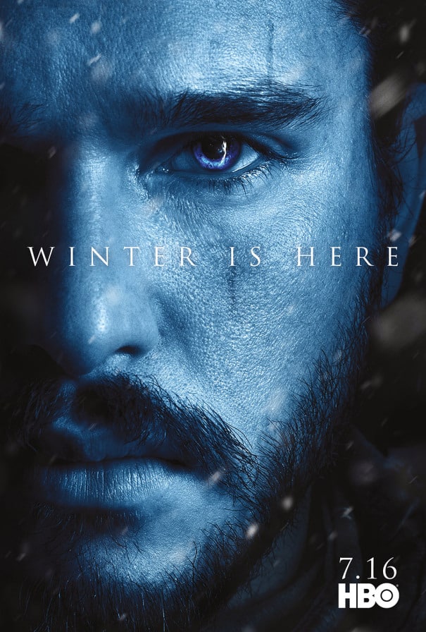 Jon Snow Season 7 poster